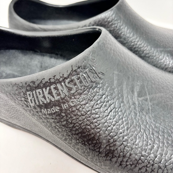 Birkenstock Ges Gesch Mens Rubber Slip On Clogs Black Size 10 - Picture 3 of 7